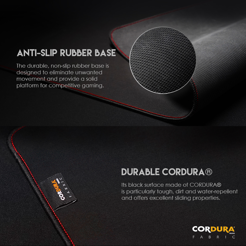 Picture of FANTECH ZERO-G MPC450 Mousepad Linkage   CORDURA Control and   Speed Gaming Mouse pad 450 x 400 x 3mm For FPS Moba PC Gamer