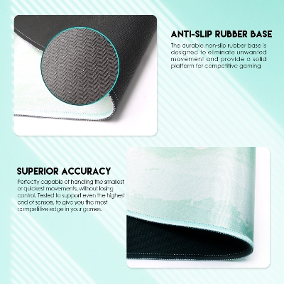 Picture of FANTECH MP904 Large Gaming Mouse Pad 900x400mm Natural Rubber Anti-Slip Waterproof Desktop Mat Keyboard Mouse pad