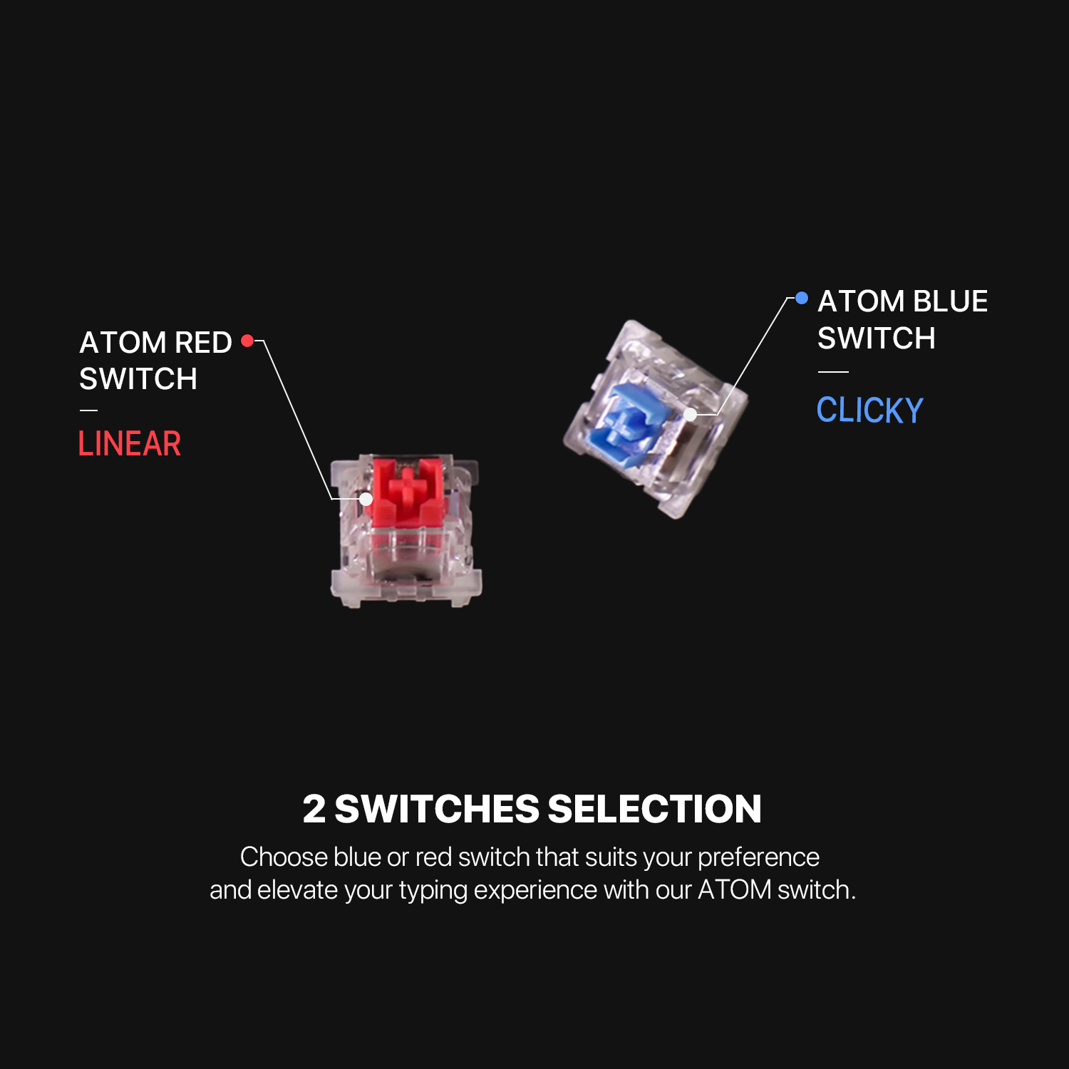 Picture of FANTECH MK876V2 SUMI EDITION TKL RGB Gradient Mechanical Keyboard Blue/Red Switch 25 Keys Anti-Ghosting.