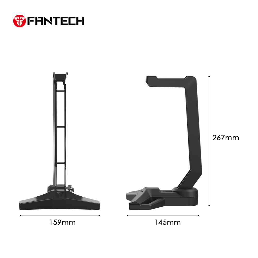 Picture of FANTECH AC304 TOWER II HEADSET STAND With Rubberized Base, Black.