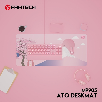 Picture of FANTECH ATO MP905 Gaming Mousepad 900x400x4mm XXL Mouse Pad Anti-splash Water-Resistant and Anti-Fray Edge Stitching for Gamer Sakura Edition