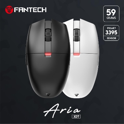 Picture of FANTECH ARIA XD7 Gaming Mouse 59g Mouse PIXART 3395 Wired and Wireless Mouse Huano 80 Million TTC Gold Encoder for Mouse Gamer