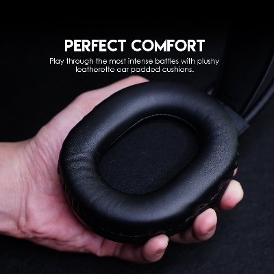 Picture of Fantech Portal HQ55 Gaming Headset with RGB Lighting Effect to Enhance Gaming Style, Lightweight but Durable