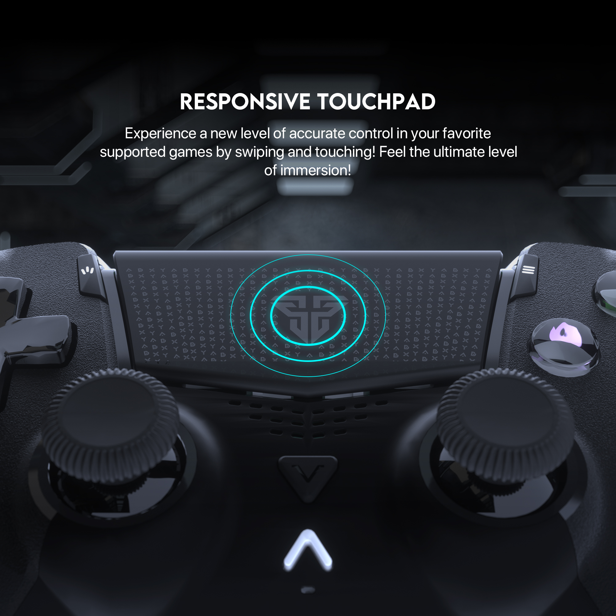 Picture of FANTECH WGP14 NOVA Multi-Platform GamePad Anty-Drift Hall Effect Stic Customizable Macro Rear Triggers Motion Sensor Gaming Gamers Controller For PS3, PS4, IOS, Android & Windows 22 buttons.