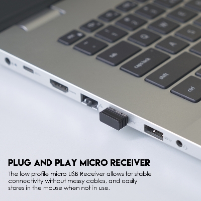 Picture of FANTECH W603 GO SERIES 1600dpi Wireless 2.4GHz Optical Sensor Mouse For PC Laptop