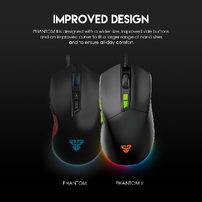 Picture of FANTECH PHANTOM II VX6 RGB USB Wired Gaming Mouse 7200 DPI 7D Programmable Gamer Gaming Wired Mice For PC Laptop