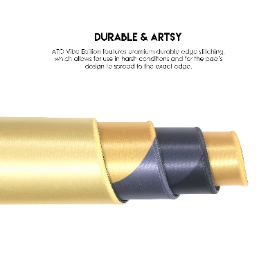 Picture of FANTECH ATO MP905 VIBE EDITION DESK MAT Durable Edge Stitching Water Proof Silky Smooth Surface Anti-Slip Base Mousepad Size 900x400x4mm For Gaming Gamers Design Sandy Charcoal