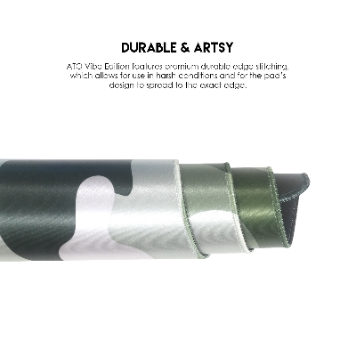 Picture of FANTECH ATO MP905 VIBE EDITION DESK MAT Durable Edge Stitching Water Proof Silky Smooth Surface Anti-Slip Base Mousepad Size 900x400x4mm For Gaming Gamers Design Matcha Milk