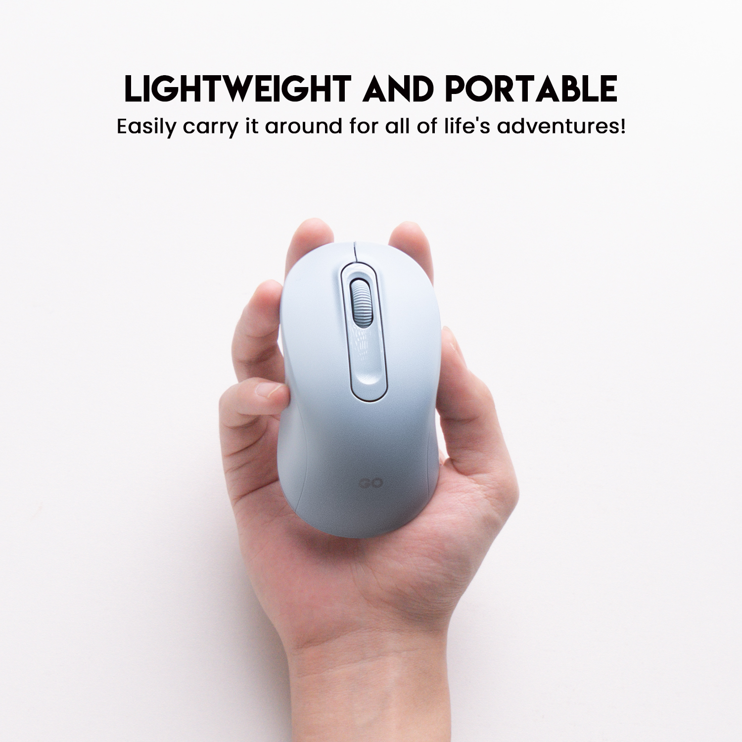 Picture of FANTECH GO W608 Wireless Mouse With 2.4GHz Wireless Connection Symmetrical Grip Adjustable DPI 1600 For Gaming Gammer Office Home AA Battery Included