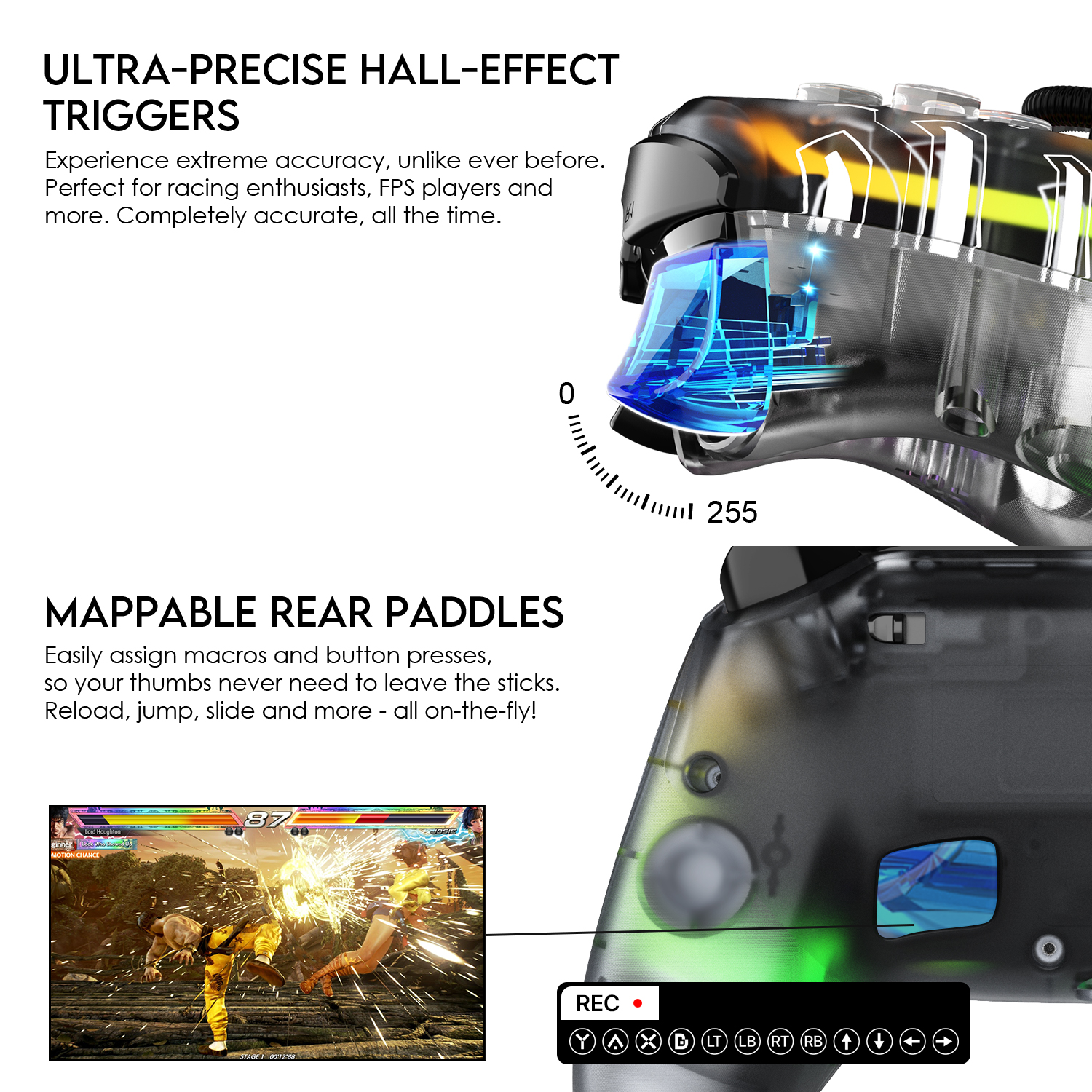 Picture of FANTECH WGP14V2 PRO NOVA Wireless Multi-Platform Gamepad Controller Joystick For PS4 PC