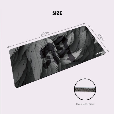 Picture of FANTECH MST901 Strikepad Gaming Mousepad 900x400x3mm Transformation Pattern Waterproof and No Edge Stitching Speed Mouse Mat