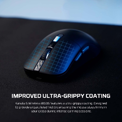 Picture of FANTECH WG9S KANATAS Wireless Gaming Mouse PIXART 3311 12000DPI Improved Ultra-Grippy Coating Mouse Macro Button Mice