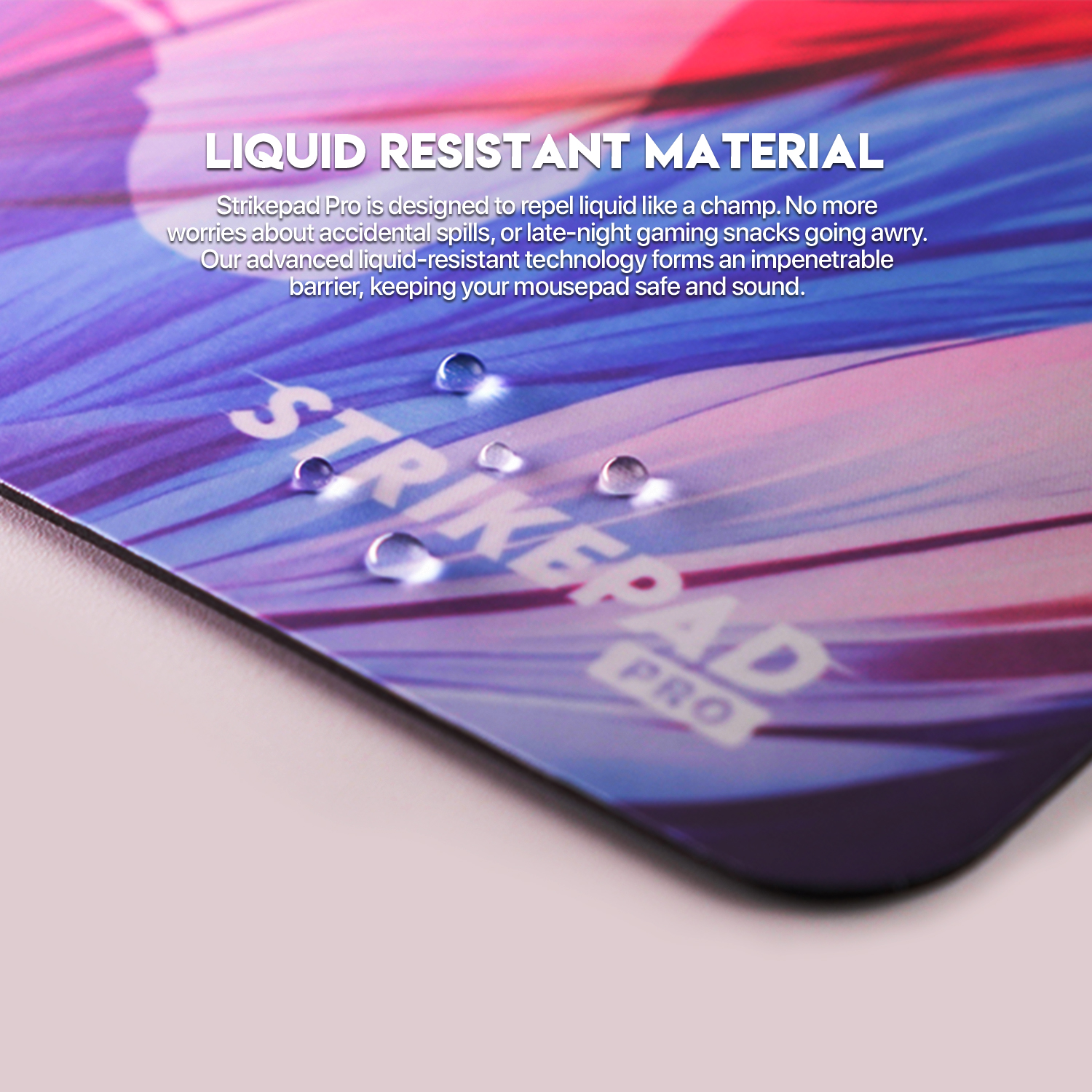 Picture of FANTECH MST491P Strikepad Mousepad Anti-Slip Base & Ultra fast Gaming Mousepad 49x42x3cm