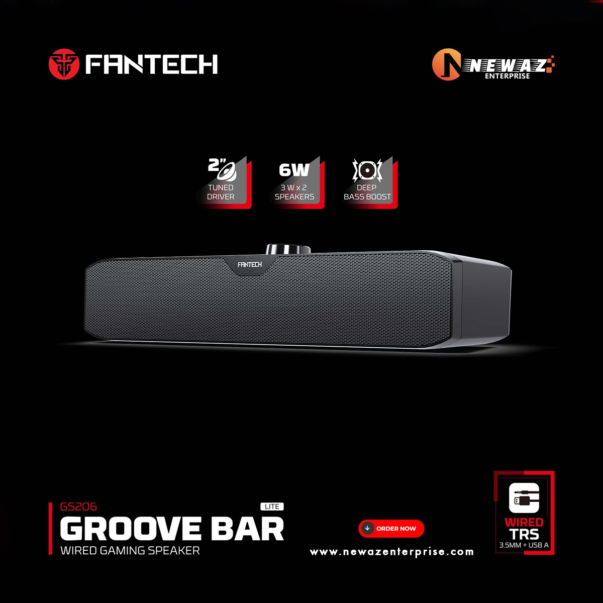 Picture of FANTECH GS206 LITE GROOVE BAR Wired Gaming Speaker