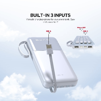 Picture of FANTECH S3 PowerBank 10000mAh Slim Mini Airline Approved Safe Reliable High-Speed Charge PowerPack Portable Power Bank