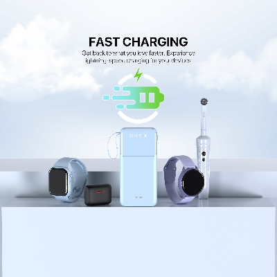 Picture of FANTECH S3 PowerBank 10000mAh Slim Mini Airline Approved Safe Reliable High-Speed Charge PowerPack Portable Power Bank