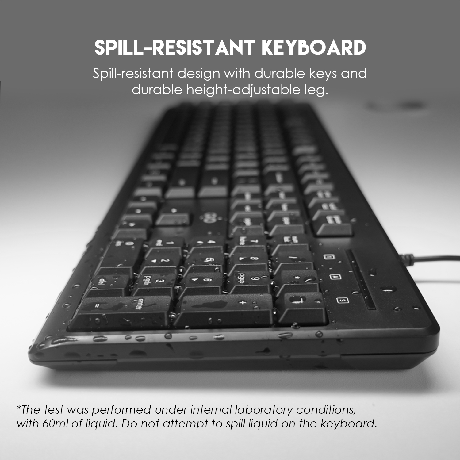 Picture of FANTECH KM103 GO Office Combo Keyboard & Mouse with Ultra Smooth Typing And Anti Splash Design