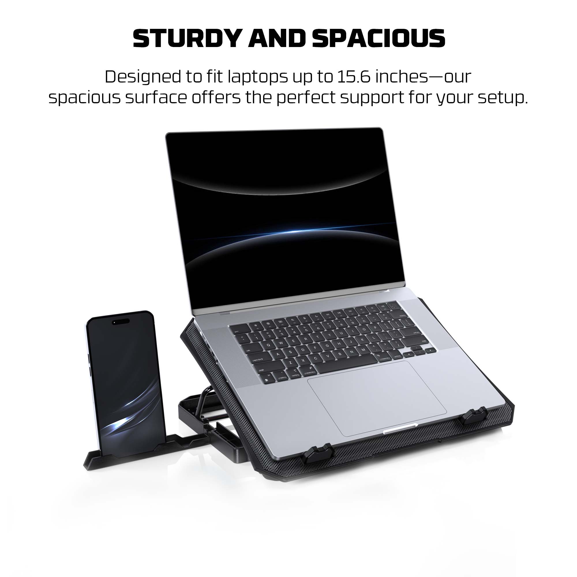 Picture of Fantech NC14 16 Inch Laptop Cooler With Phone Holder