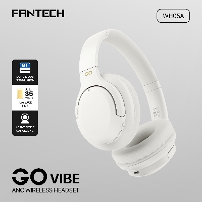 Picture of FANTECH WH05A GO VIBE ANC WIRELESS HEADSET, BLACK