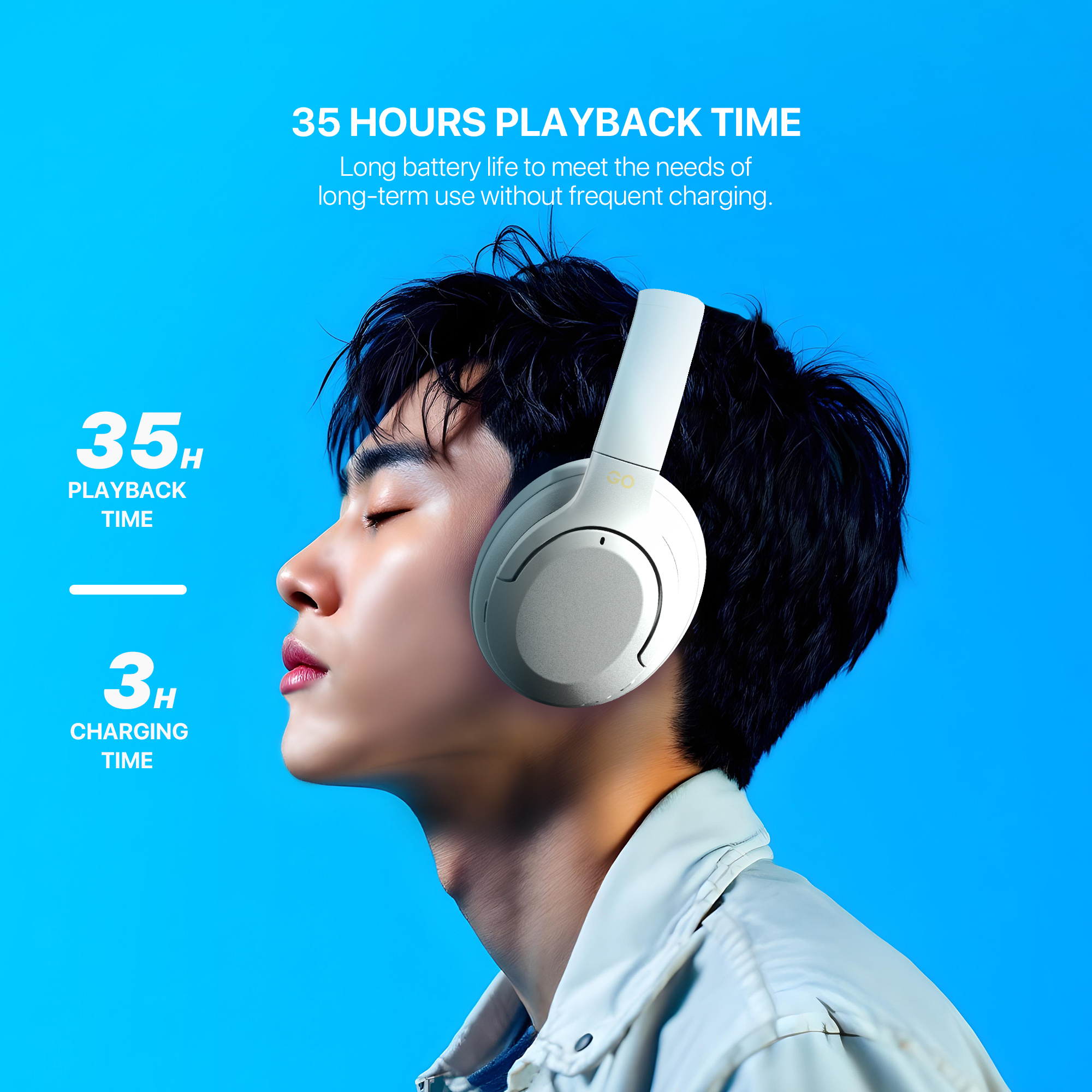 Picture of FANTECH WH05A GO VIBE ANC WIRELESS HEADSET, BLACK