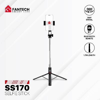Picture of Fantech SS170 Selfie Stick with Bluetooth Remote Control Monopod