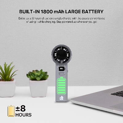 Picture of Fantech Portable Cooler PAC2 Mini Fan Handheld Fan Rechargeable & Adjustable Speed 11500RPM