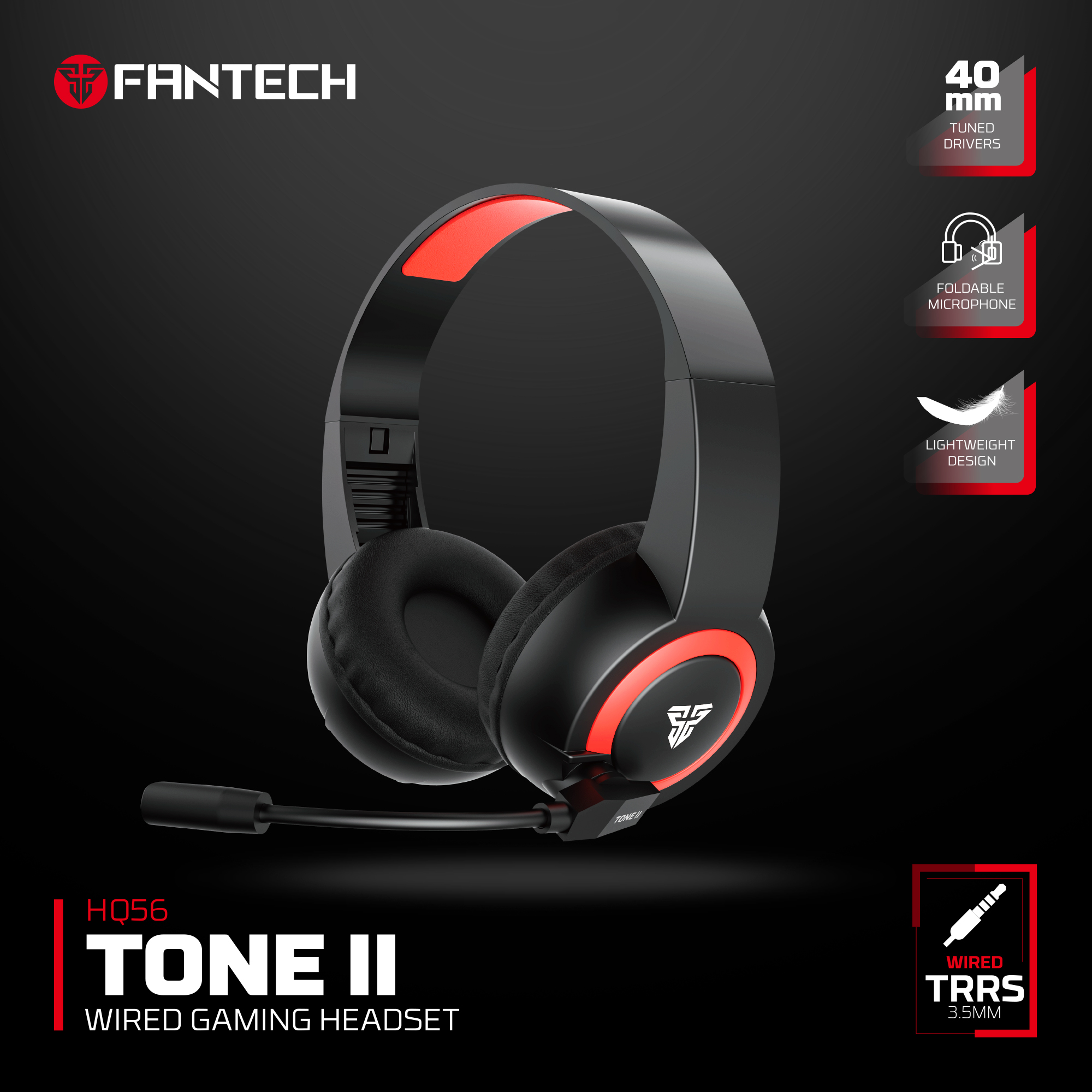 Picture of FANTECH TONE II HQ56 Wired Gaming Headset