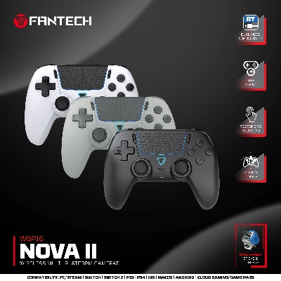 Picture of FANTECH WGP16 NOVA II WIRELESS MULTI-PLATFORM GAMEPAD Gaming Gamers Controller