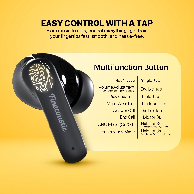 Picture of FANTECH FINECOUSTIC GROOVE ANC FT20 TRUE WIRELESS BLUETOOTH EARBUDS