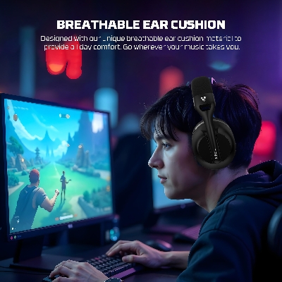 Picture of Fantech Tamago II WHG04 Multi-Platform Wireless Headset Tri mode Connection Gaming Headphones WHITE