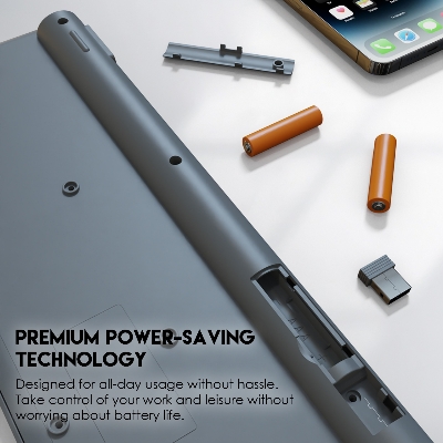 Picture of FANTECH WK895 Go Pop Wireless Multimedia Office Keyboard And Mouse Combo With Silent Click BLACK