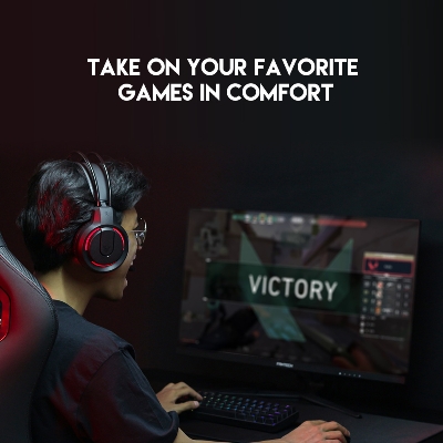 Picture of Fantech HQ53 Flash Wired Black Gaming Headphone