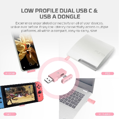 Picture of FANTECH WGP13S Shooter-III Multi-Platform Gamepad Wired & 2.4 Ghz Wireless Controller Gamepad Console Joystick Duel Mode USB Type C