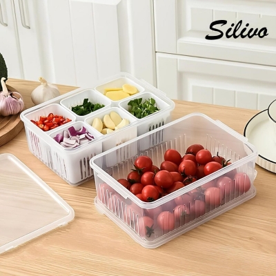 Picture of 6 grid fridge storage box Picture of 6 grid fridge storage box