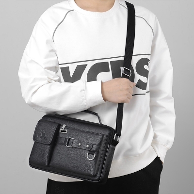 Picture of Men's Pu Leather Shoulder Bag (Black shape)