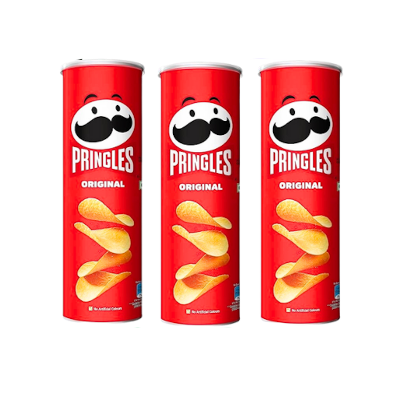 Picture of Pringles Original 158Gm (U.S.A) - 3 Pcs Pack