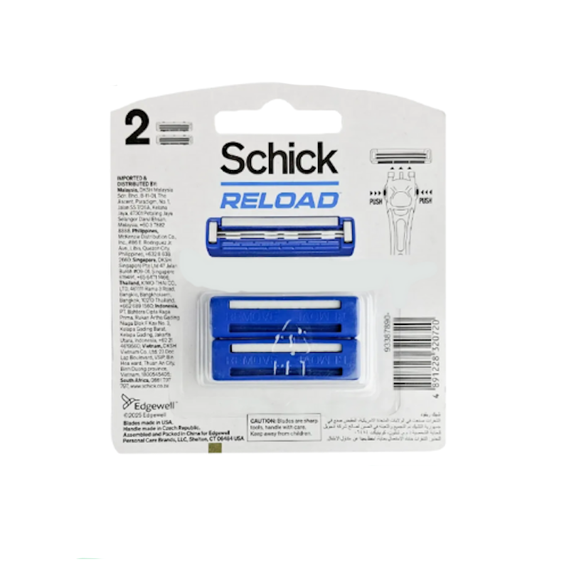 Picture of Schick Reload Flex Head Long Lasting 2 Blades Razor