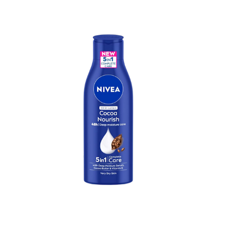 Picture of Nivea Cocoa Nourish Oil In Lotion 5 IN 1 Complete Care - 200ML