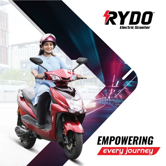 Picture of RYDO Bolt-Red Electric Scooter HIP