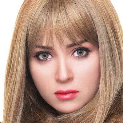 Picture of Bella Contact Lens Natural Green Yellow Picture of Bella Contact Lens Natural Green Yellow
