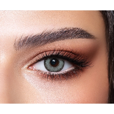Picture of Bella Contact Lens - Glow Husky Gray Green Picture of Bella Contact Lens - Glow Husky Gray Green
