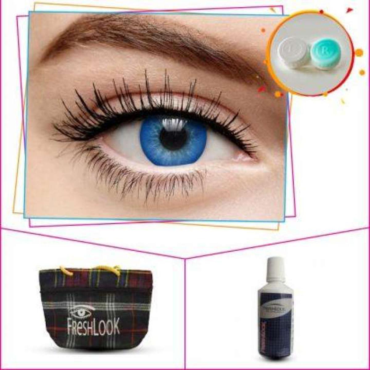 Picture of Blue2 tone color Contact lenses Picture of Blue2 tone color Contact lenses