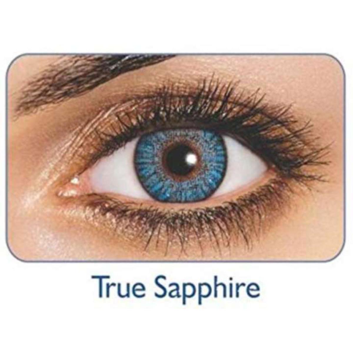 Picture of Freshlook True Sapphire contact lens Picture of Freshlook True Sapphire contact lens