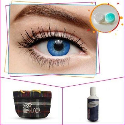 Picture of Blue2 tone color Contact lenses full set Picture of Blue2 tone color Contact lenses full set