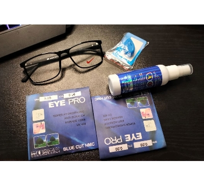 Picture of Trendsetter -Blue Cut UV 420 ANTI BLUE CUT Blue Cutting Lens with Flexible fiber frame & AO-Lens Cleaner- Inventive Choice