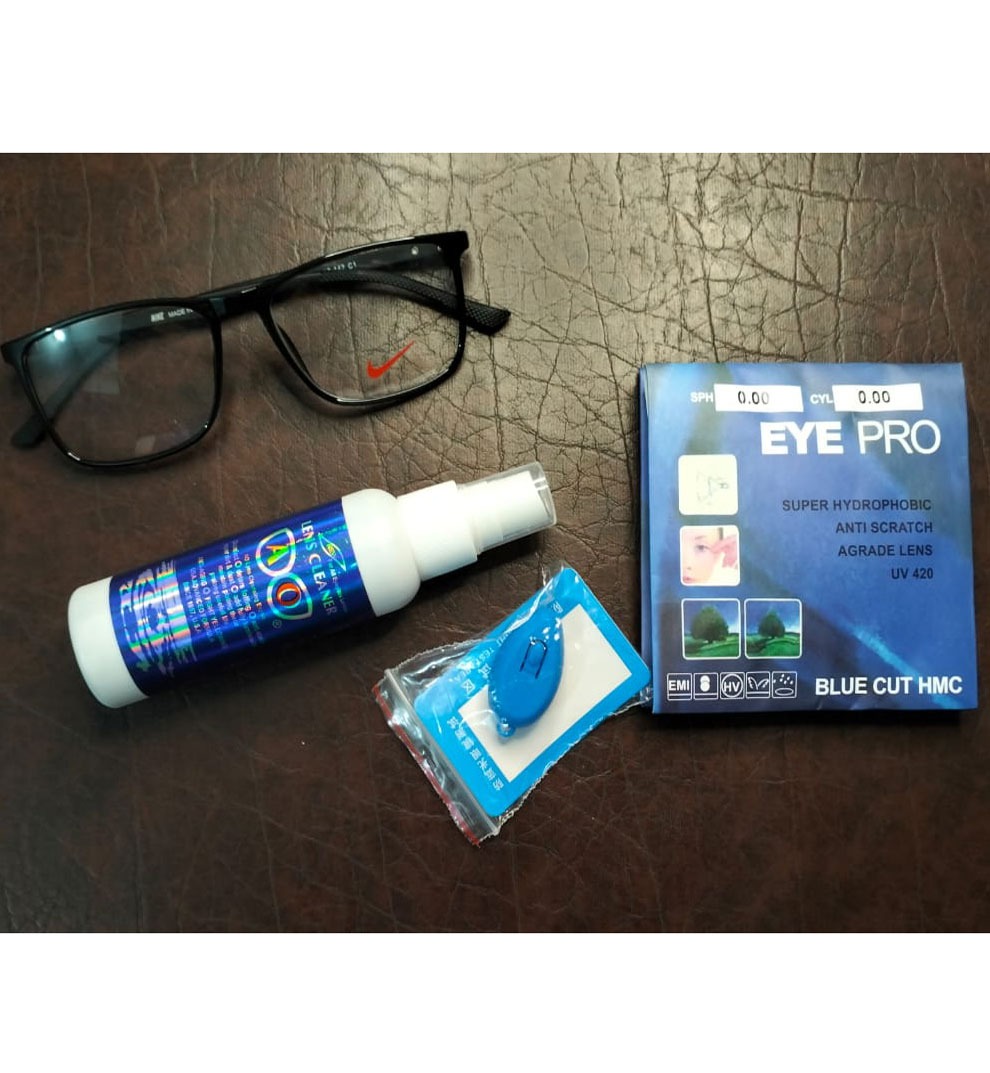Picture of Trendsetter -Blue Cut UV 420 ANTI BLUE CUT Blue Cutting Lens with Flexible fiber frame & AO-Lens Cleaner- Inventive Choice