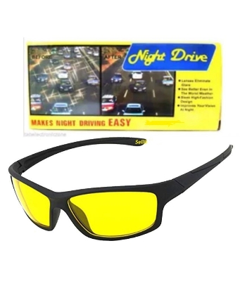 Picture of Unisex Night Driving Glasses Anti Glare Night Vision Driver Safety UV Picture of Unisex Night Driving Glasses Anti Glare Night Vision Driver Safety UV