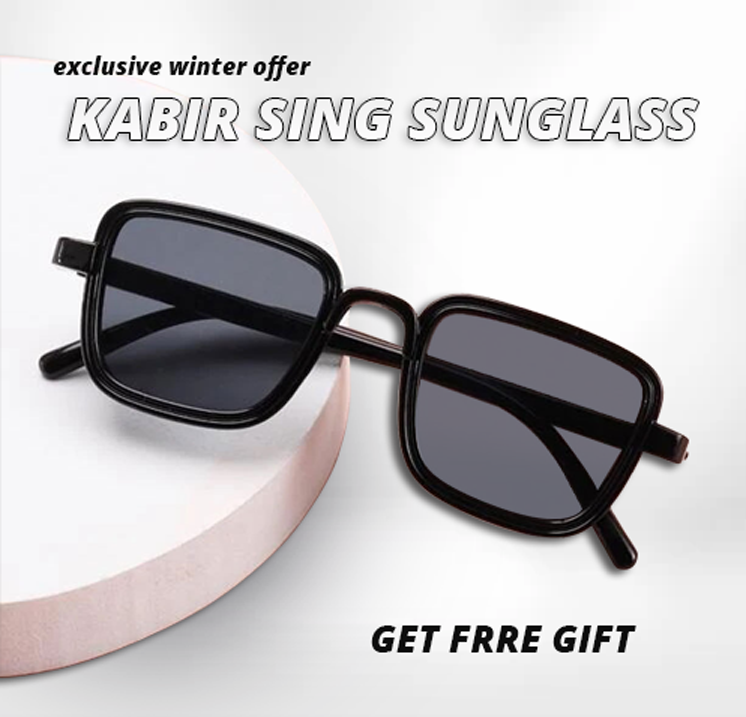 Picture of Kabir Singh Sunglasses for Men - Black Picture of Kabir Singh Sunglasses for Men - Black