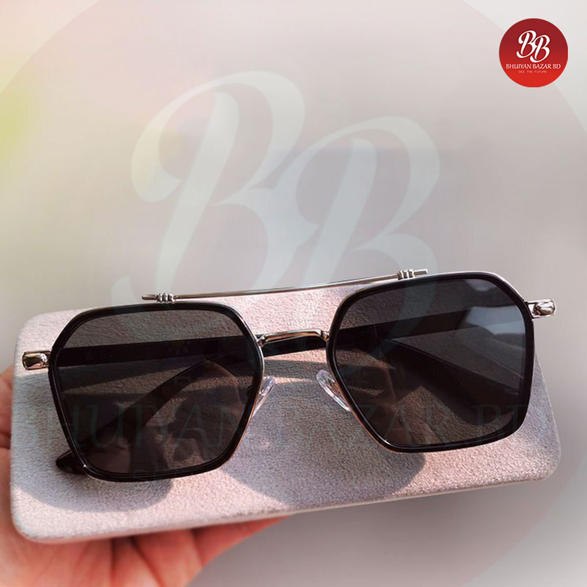 Picture of Anti-Reflective Uv400 Squre Sunglass For Man - Sun Glass For Men Picture of Anti-Reflective Uv400 Squre Sunglass For Man - Sun Glass For Men
