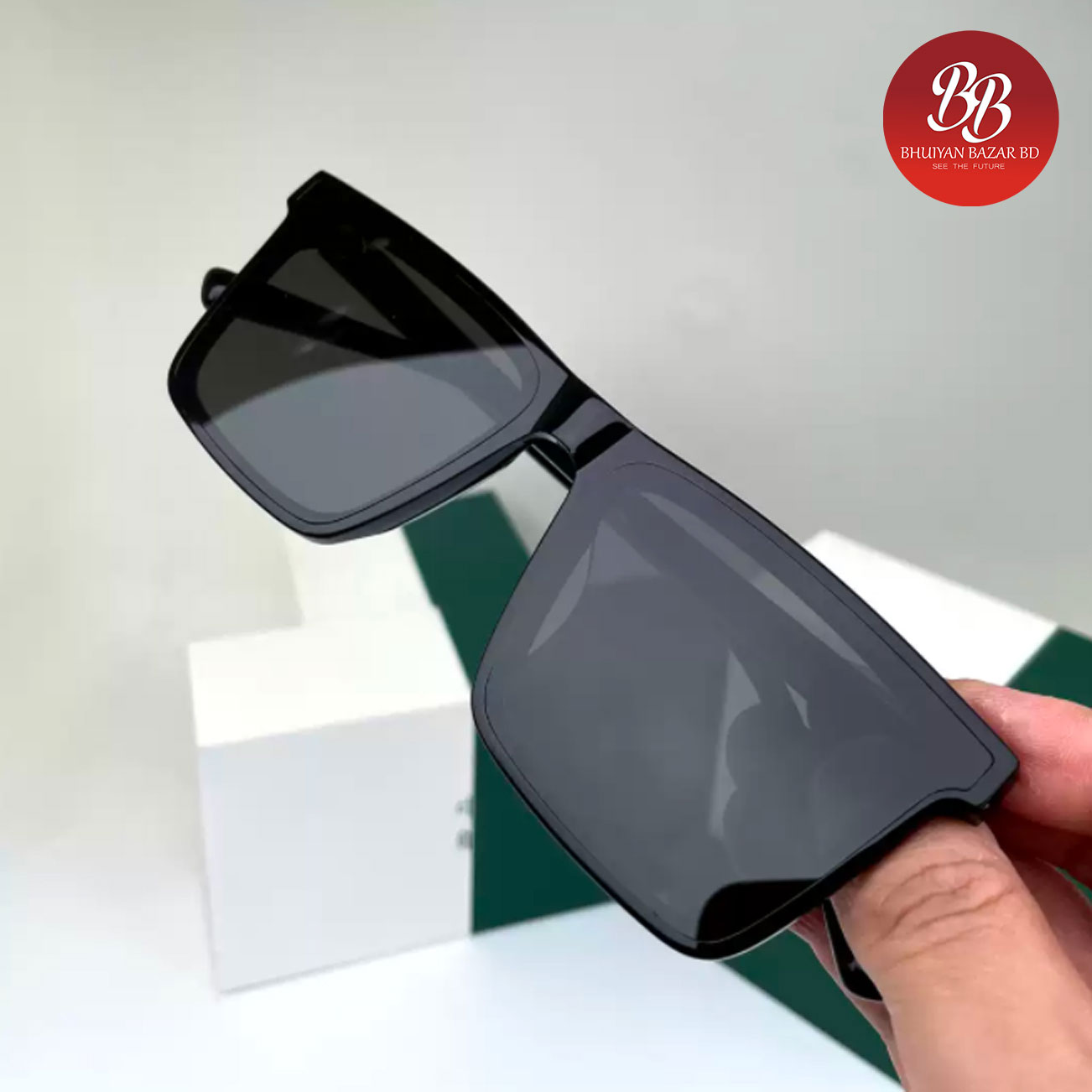 Picture of Trendy Look Very Stylish Tiktok Black Sunglass for Men Picture of Trendy Look Very Stylish Tiktok Black Sunglass for Men